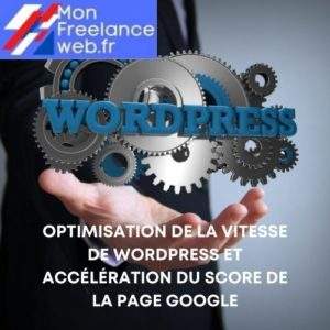 Mon freelance web : Optimisation de la vitesse de WordPress et accélération du score de la page Google